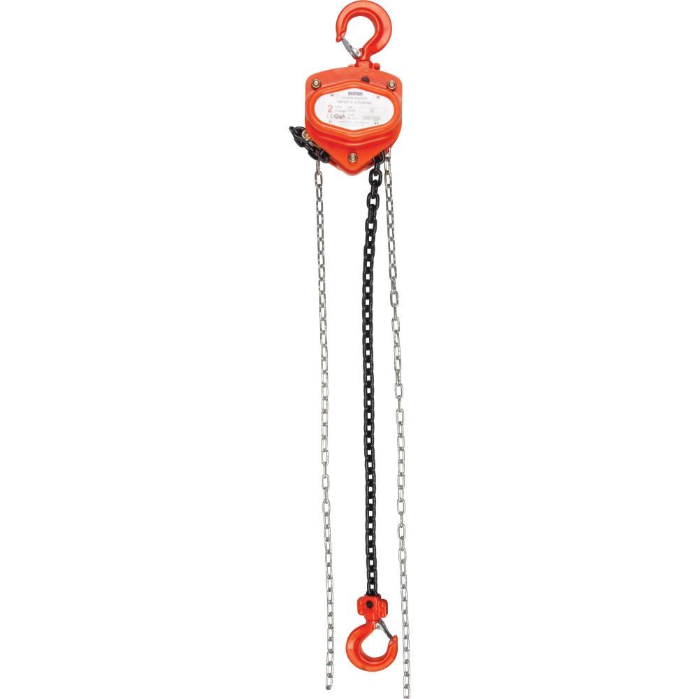 HOIST CHAIN 3 TON (6000LBS) CAPMANUAL 20&#39;LIFT<span class=' ItemWarning' style='display:block;'>Item is usually in stock, but we&#39;ll be in touch if there&#39;s a problem<br /></span>
