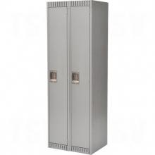 Kleton FN461 - LOCKER, ASSEMBLED,1 TIER,2 BANK, 24X18X72 GREY