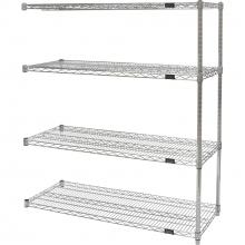 Kleton RN828 - HD CHRM ADD-ON WIRE SHELF 24"DX36"WX54"H,4SHELF