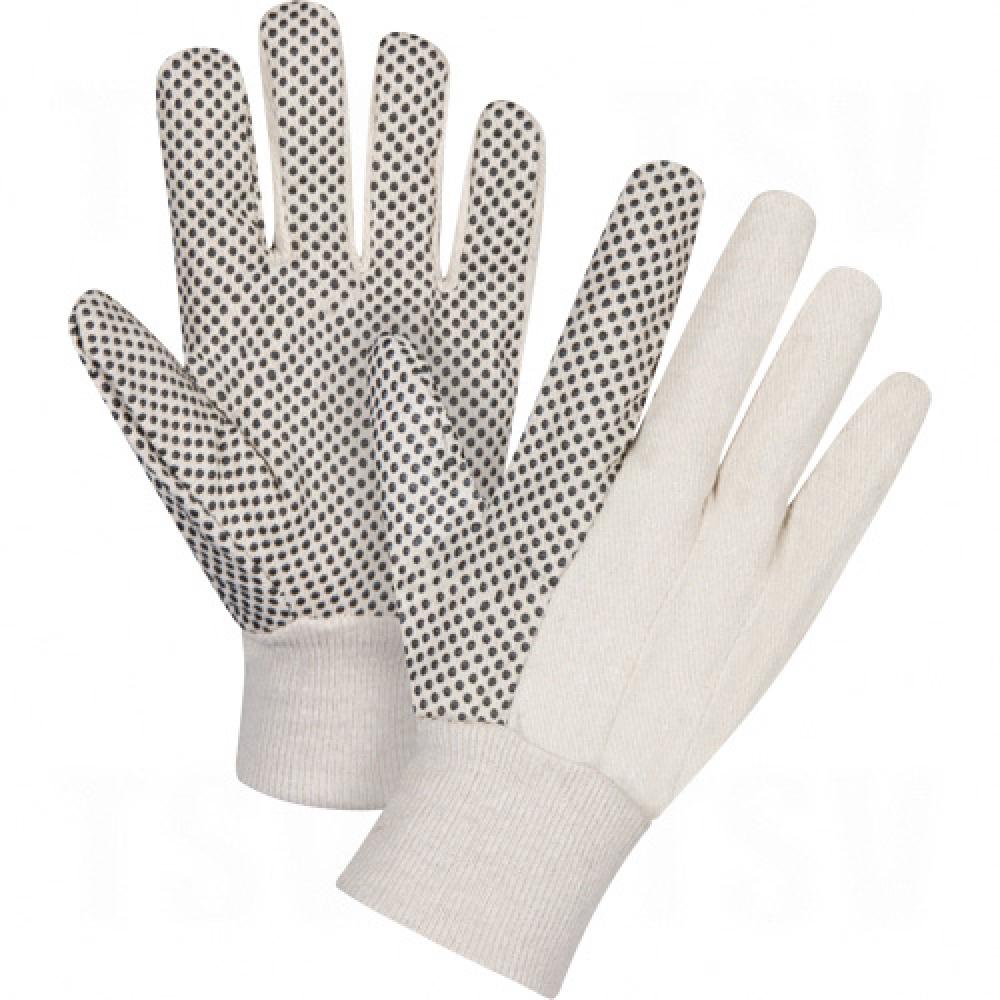 Cotton Canvas Dotted Palm Gloves<span class=' ItemWarning' style='display:block;'>Item is usually in stock, but we&#39;ll be in touch if there&#39;s a problem<br /></span>