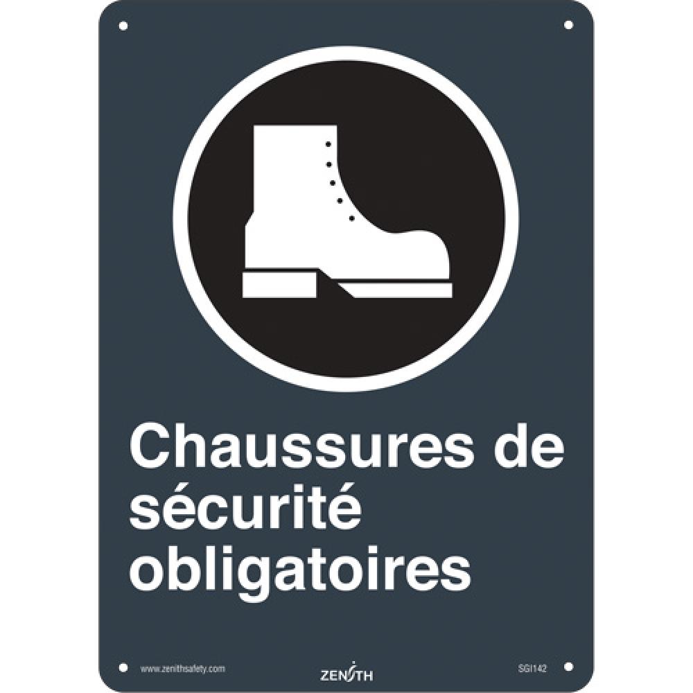 &#34;Chaussures de sécurité&#34; CSA Safety Sign<span class=' ItemWarning' style='display:block;'>Item is usually in stock, but we&#39;ll be in touch if there&#39;s a problem<br /></span>