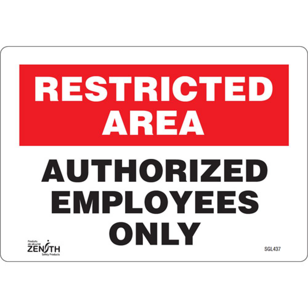&#34;Authorized Personnel Only&#34; Sign<span class=' ItemWarning' style='display:block;'>Item is usually in stock, but we&#39;ll be in touch if there&#39;s a problem<br /></span>