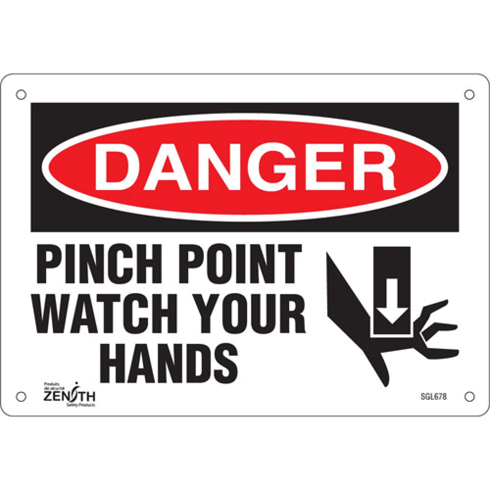 &#34;Pinch Point&#34; Sign<span class=' ItemWarning' style='display:block;'>Item is usually in stock, but we&#39;ll be in touch if there&#39;s a problem<br /></span>