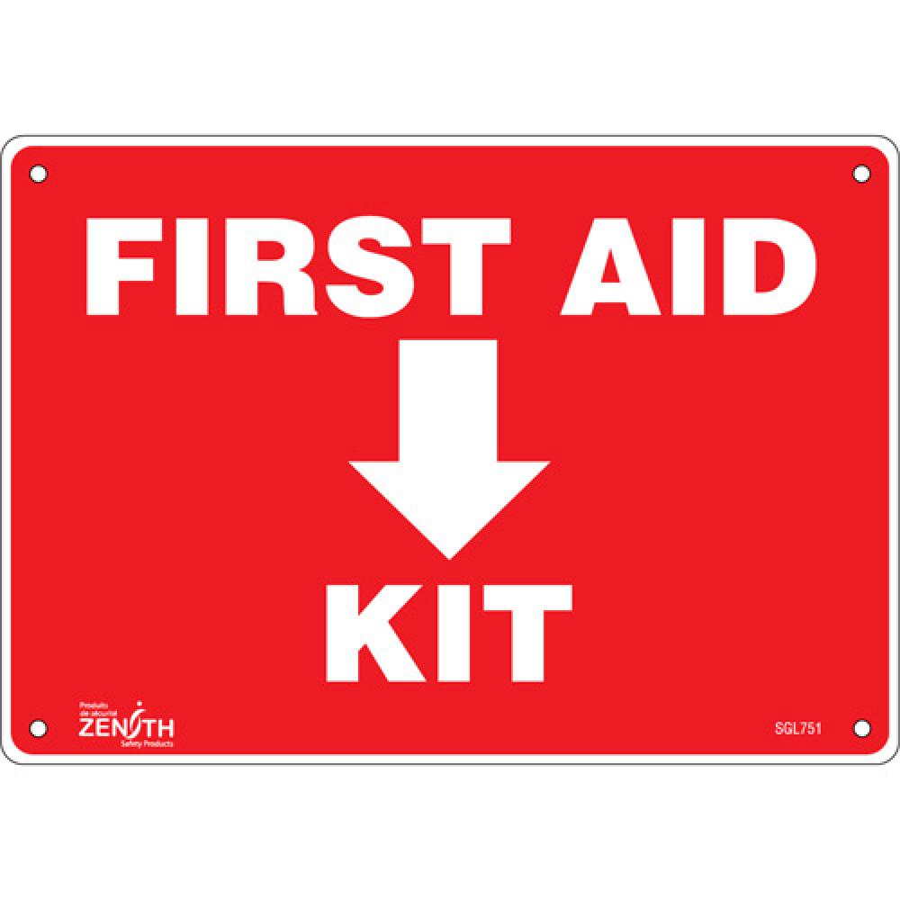 &#34;First Aid Kit&#34; Sign<span class=' ItemWarning' style='display:block;'>Item is usually in stock, but we&#39;ll be in touch if there&#39;s a problem<br /></span>
