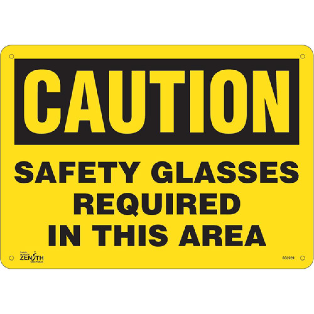 &#34;Safety Glasses Required&#34; Sign<span class=' ItemWarning' style='display:block;'>Item is usually in stock, but we&#39;ll be in touch if there&#39;s a problem<br /></span>