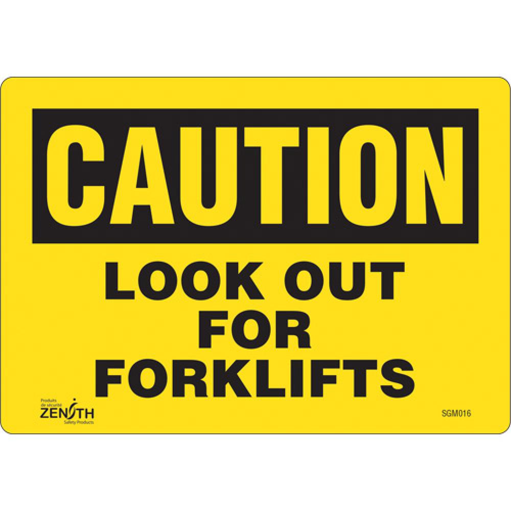 &#34;Look Out For Forklifts&#34; Sign<span class=' ItemWarning' style='display:block;'>Item is usually in stock, but we&#39;ll be in touch if there&#39;s a problem<br /></span>