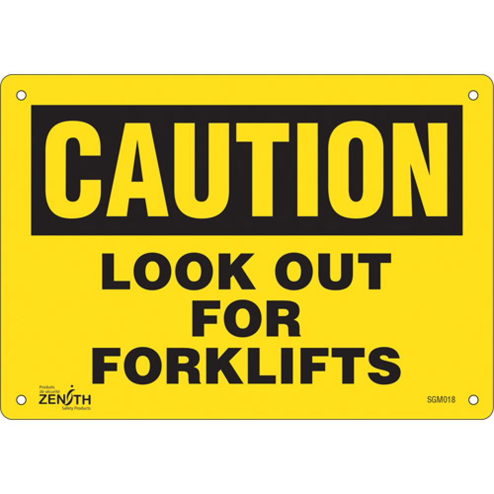 &#34;Look Out For Forklifts&#34; Sign<span class=' ItemWarning' style='display:block;'>Item is usually in stock, but we&#39;ll be in touch if there&#39;s a problem<br /></span>