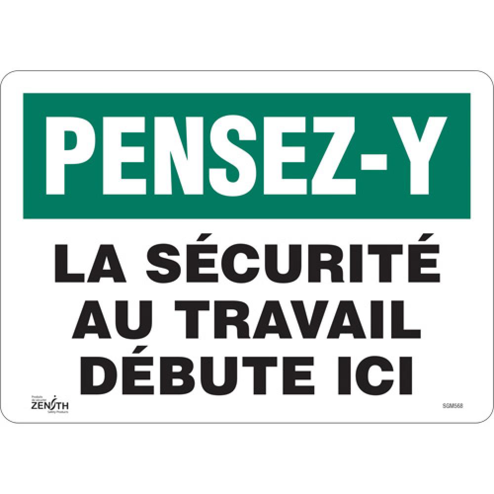 &#34;La Sécurité au Travail&#34; Sign<span class=' ItemWarning' style='display:block;'>Item is usually in stock, but we&#39;ll be in touch if there&#39;s a problem<br /></span>