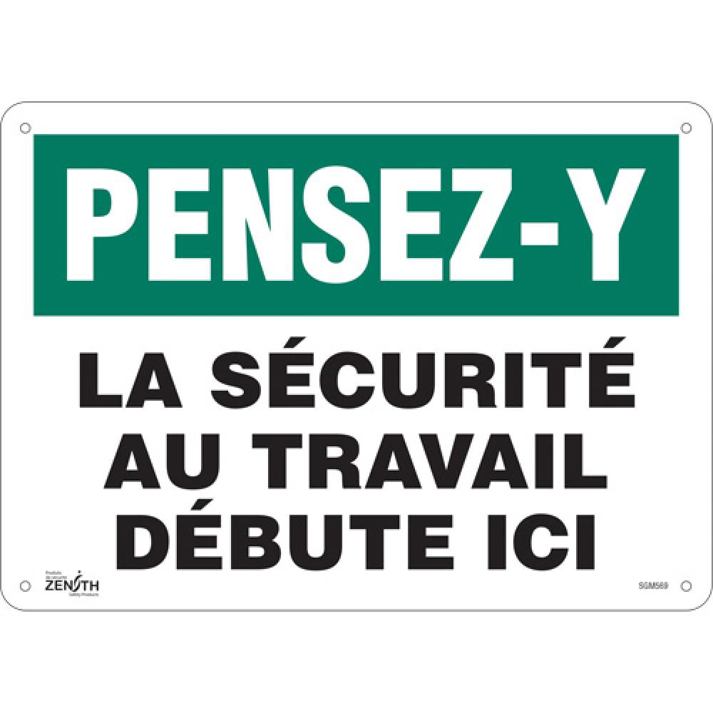&#34;La Sécurité au Travail&#34; Sign<span class=' ItemWarning' style='display:block;'>Item is usually in stock, but we&#39;ll be in touch if there&#39;s a problem<br /></span>