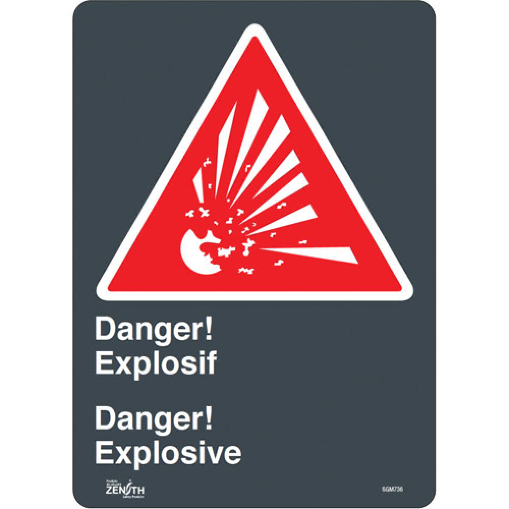 &#34;Explosif/Explosive&#34; Sign<span class=' ItemWarning' style='display:block;'>Item is usually in stock, but we&#39;ll be in touch if there&#39;s a problem<br /></span>
