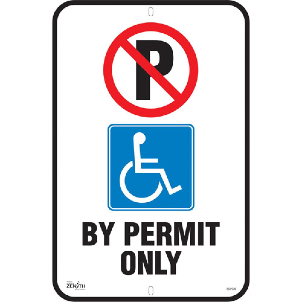 &#34;By Permit Only&#34; Parking Sign<span class=' ItemWarning' style='display:block;'>Item is usually in stock, but we&#39;ll be in touch if there&#39;s a problem<br /></span>