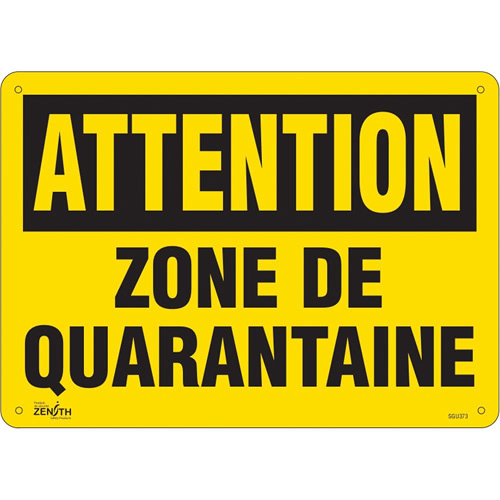 &#34;Zone de quarantaine&#34; Sign<span class=' ItemWarning' style='display:block;'>Item is usually in stock, but we&#39;ll be in touch if there&#39;s a problem<br /></span>