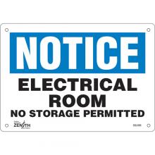 Zenith Safety Products SGL666 - "Electrical Room" Sign