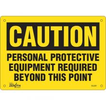 Zenith Safety Products SGL921 - "Personal Protective Equipment Required" Sign