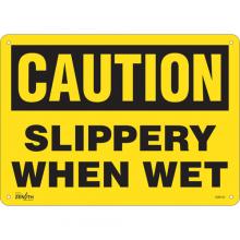 Zenith Safety Products SGM155 - "Slippery When Wet" Sign