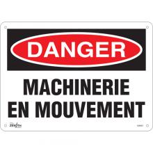 Zenith Safety Products SGM467 - "Machinerie en Mouvement" Sign