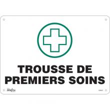 Zenith Safety Products SGM497 - "Premiers Soins" Sign