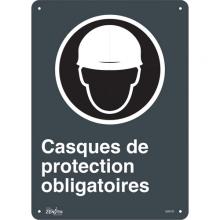 Zenith Safety Products SGM702 - "Casques De Protection Obligatoires" Sign