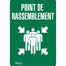 Zenith Safety Products SGP180 - "Point de rassemblement" Sign