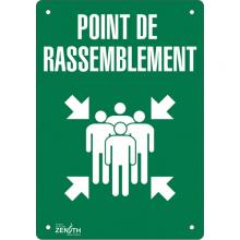 Zenith Safety Products SGP190 - "Point de rassemblement" Sign