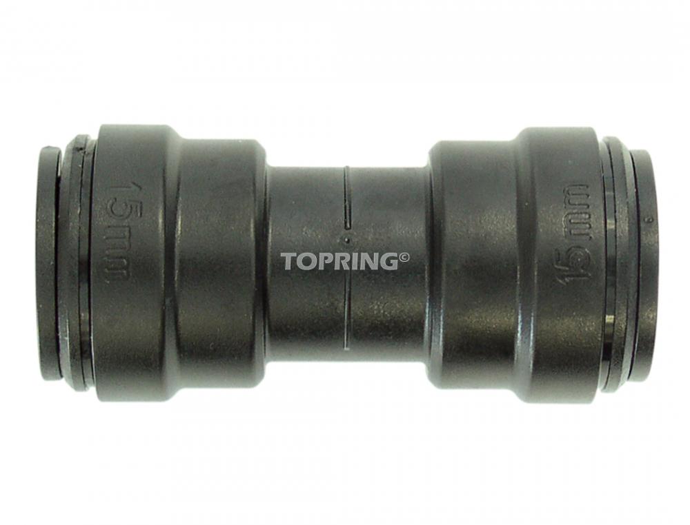 15 mm Acetal Straight Union S05<span class=' ItemWarning' style='display:block;'>Item is usually in stock, but we&#39;ll be in touch if there&#39;s a problem<br /></span>