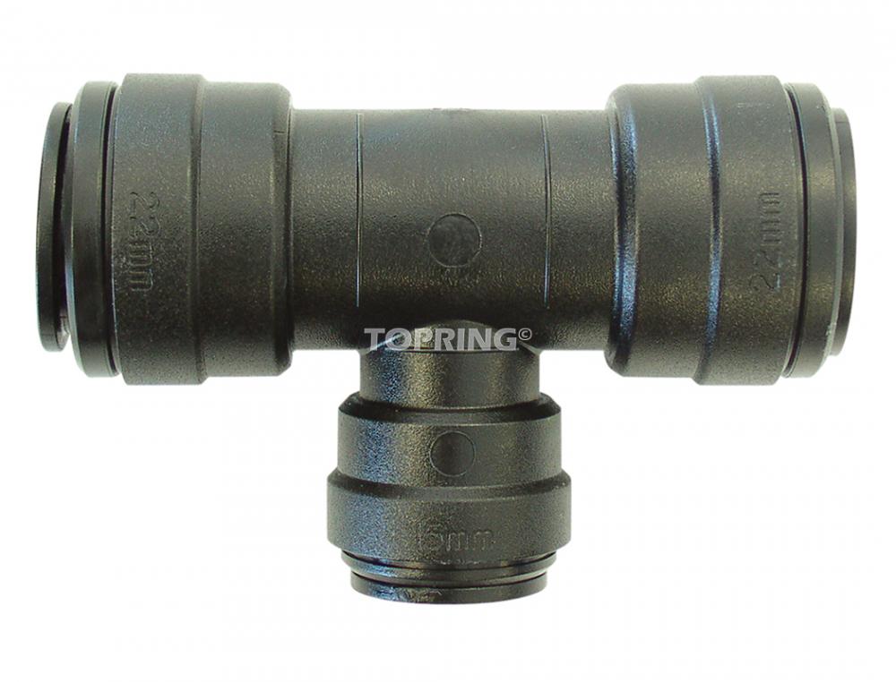 Reducing Tee 22 x 22 x 15mm AIRLINE<span class=' ItemWarning' style='display:block;'>Item is usually in stock, but we&#39;ll be in touch if there&#39;s a problem<br /></span>