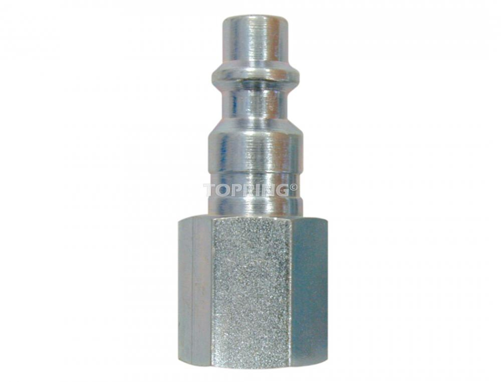 1/4 Industrial Steel Coupler Plug 3/8 (F) NPT<span class=' ItemWarning' style='display:block;'>Item is usually in stock, but we&#39;ll be in touch if there&#39;s a problem<br /></span>
