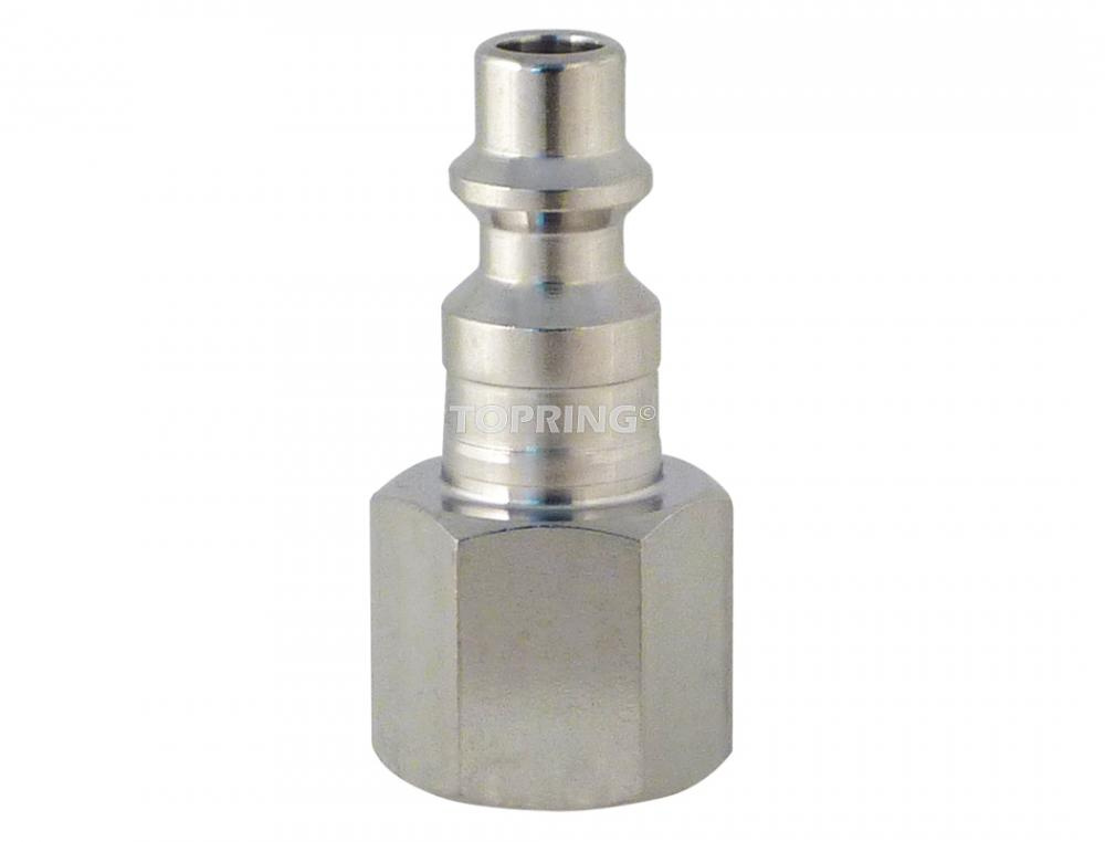 1/4 Industrial Stainless Steel Coupler Plug 1/4 (F) NPT<span class=' ItemWarning' style='display:block;'>Item is usually in stock, but we&#39;ll be in touch if there&#39;s a problem<br /></span>