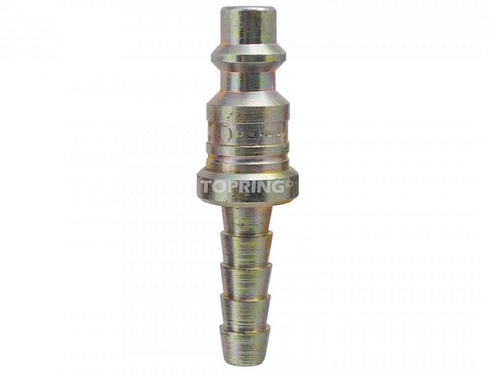 1/4 Industrial Steel Coupler Plug With 1/4 Hose Barb<span class=' ItemWarning' style='display:block;'>Item is usually in stock, but we&#39;ll be in touch if there&#39;s a problem<br /></span>