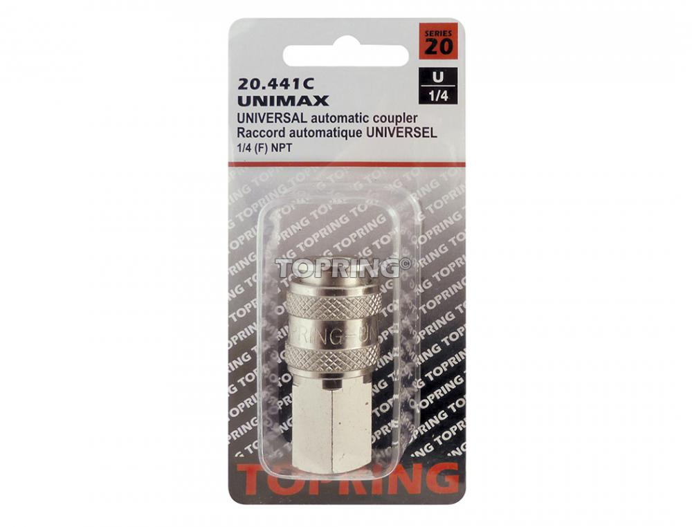 1/4 Universal Steel Quick Coupler 1/4 (F) NPT<span class=' ItemWarning' style='display:block;'>Item is usually in stock, but we&#39;ll be in touch if there&#39;s a problem<br /></span>