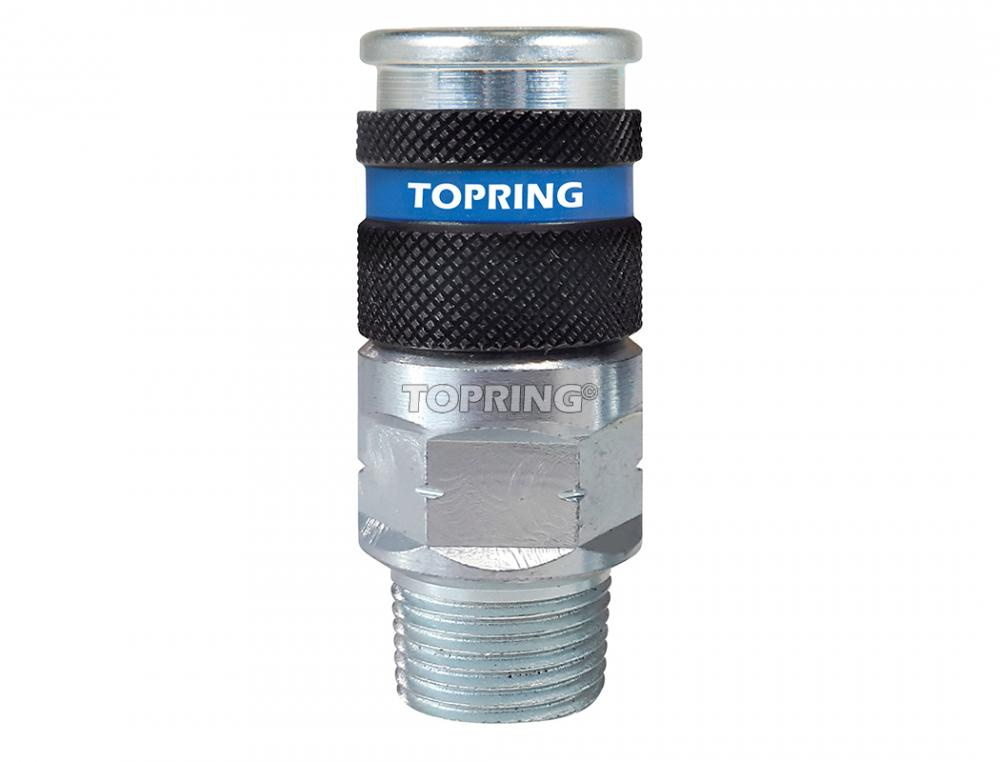1/4 Industrial Steel Quick Coupler 1/2 (M) NPT<span class=' ItemWarning' style='display:block;'>Item is usually in stock, but we&#39;ll be in touch if there&#39;s a problem<br /></span>