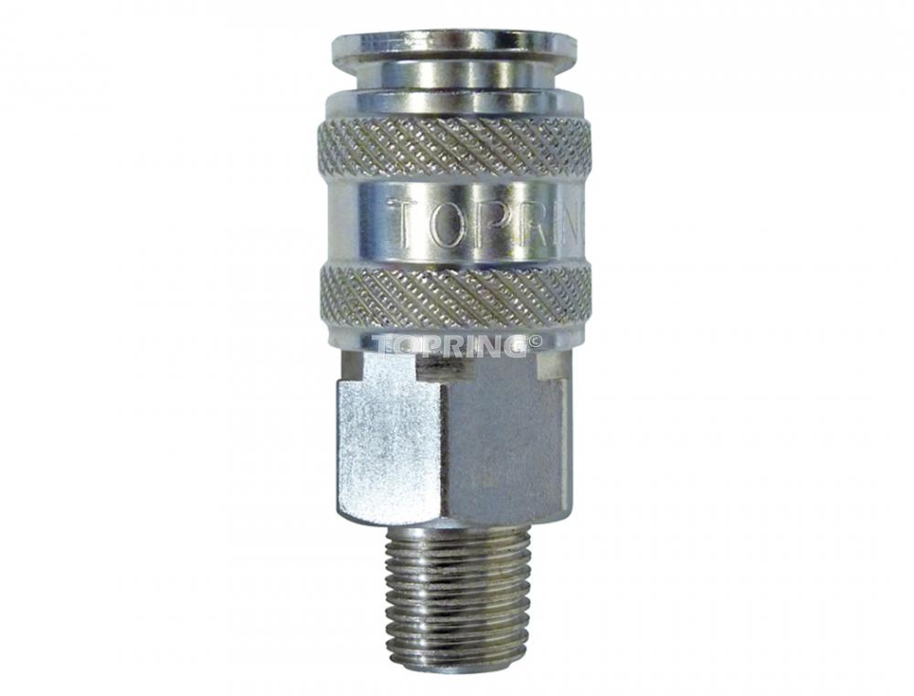1/4 Universal Steel Quick Coupler 1/4 (M) NPT<span class=' ItemWarning' style='display:block;'>Item is usually in stock, but we&#39;ll be in touch if there&#39;s a problem<br /></span>