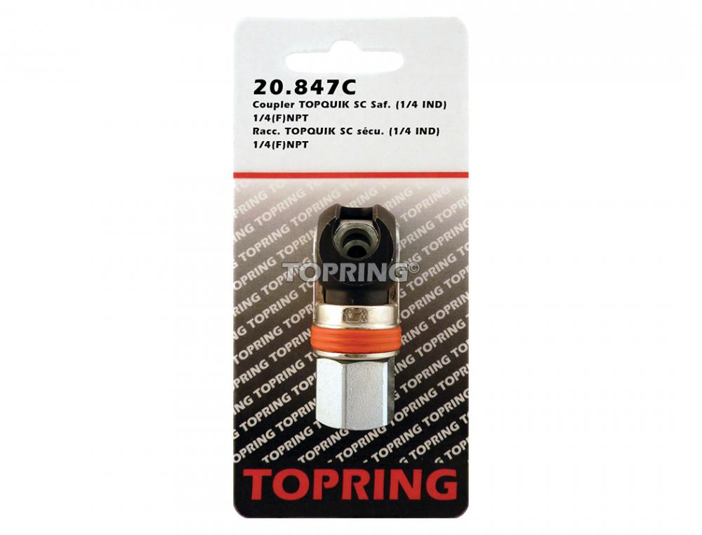 1/4 Industrial Steel Swing Quick Coupler 1/4 (F) NPT<span class=' ItemWarning' style='display:block;'>Item is usually in stock, but we&#39;ll be in touch if there&#39;s a problem<br /></span>