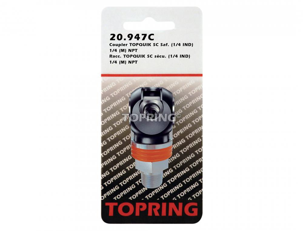 1/4 Industrial Steel Swing Quick Coupler 1/4 (M) NPT<span class=' ItemWarning' style='display:block;'>Item is usually in stock, but we&#39;ll be in touch if there&#39;s a problem<br /></span>