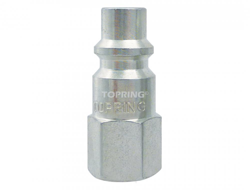 3/8 Industrial Steel Coupler Plug 3/8 (F) NPT<span class=' ItemWarning' style='display:block;'>Item is usually in stock, but we&#39;ll be in touch if there&#39;s a problem<br /></span>