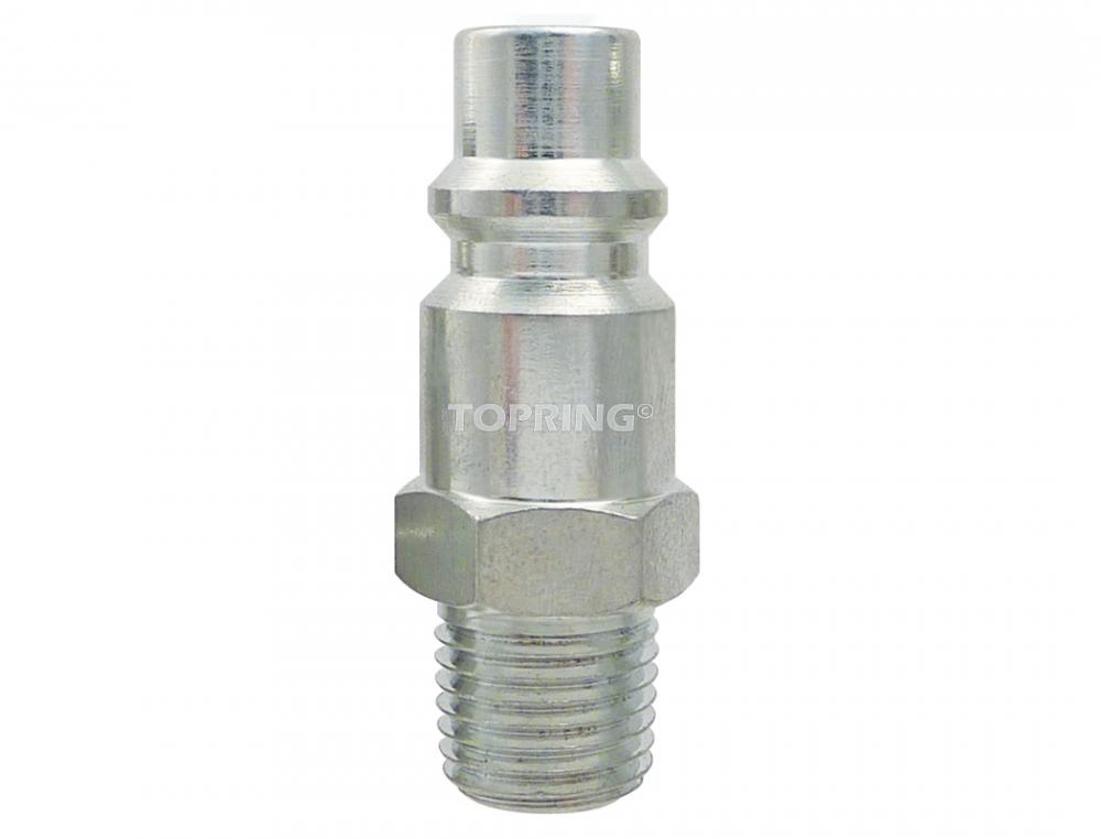 3/8 Industrial Steel Coupler Plug 3/8 (M) NPT<span class=' ItemWarning' style='display:block;'>Item is usually in stock, but we&#39;ll be in touch if there&#39;s a problem<br /></span>