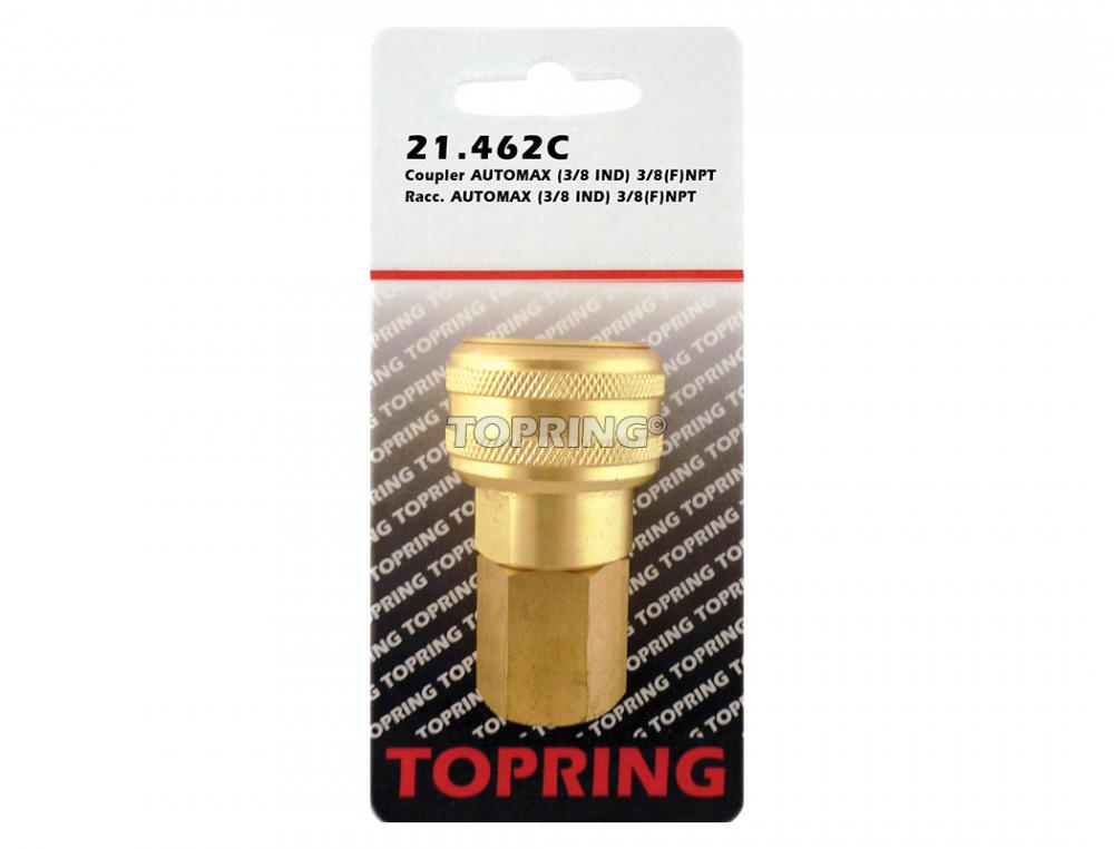 3/8 Industrial Brass Quick Coupler 3/8 (F) NPT<span class=' ItemWarning' style='display:block;'>Item is usually in stock, but we&#39;ll be in touch if there&#39;s a problem<br /></span>