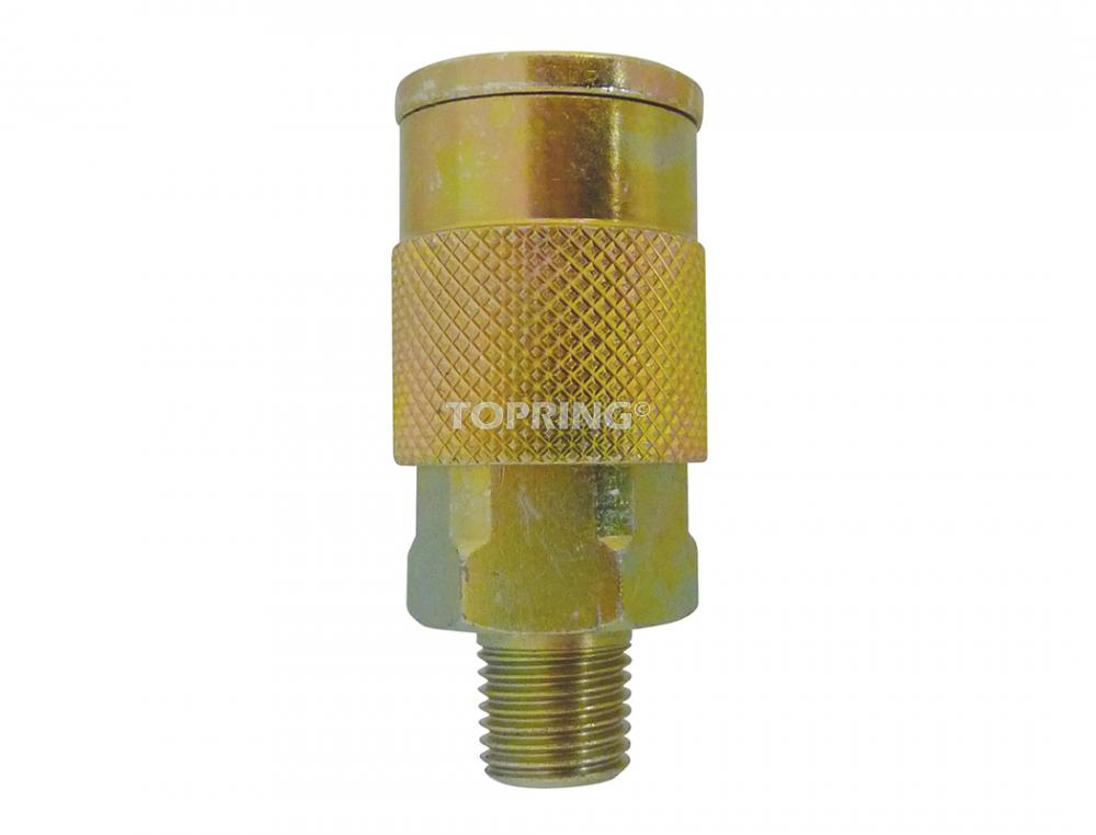 3/8 Industrial Steel Quick Coupler 3/8 (M) NPT<span class=' ItemWarning' style='display:block;'>Item is usually in stock, but we&#39;ll be in touch if there&#39;s a problem<br /></span>