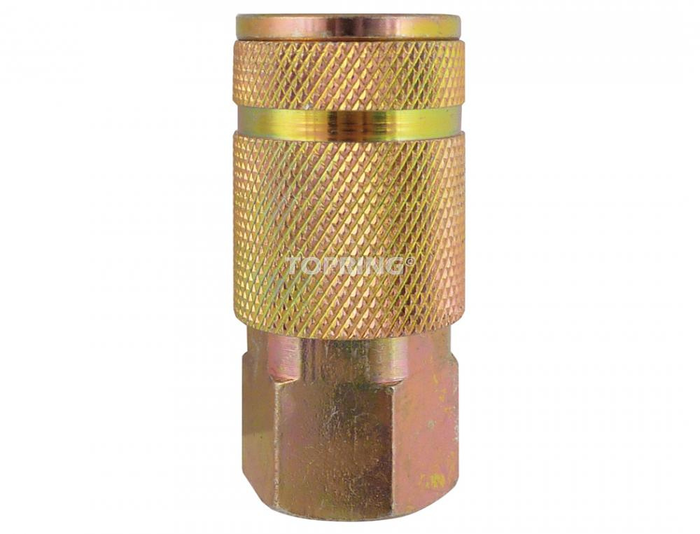 1/4 Aro 210 Steel Quick Coupler 1/4 (F) NPT<span class=' ItemWarning' style='display:block;'>Item is usually in stock, but we&#39;ll be in touch if there&#39;s a problem<br /></span>