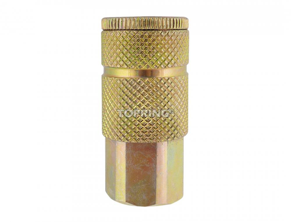 1/4 Truflate Steel Quick Coupler 1/4 (F) NPT<span class=' ItemWarning' style='display:block;'>Item is usually in stock, but we&#39;ll be in touch if there&#39;s a problem<br /></span>