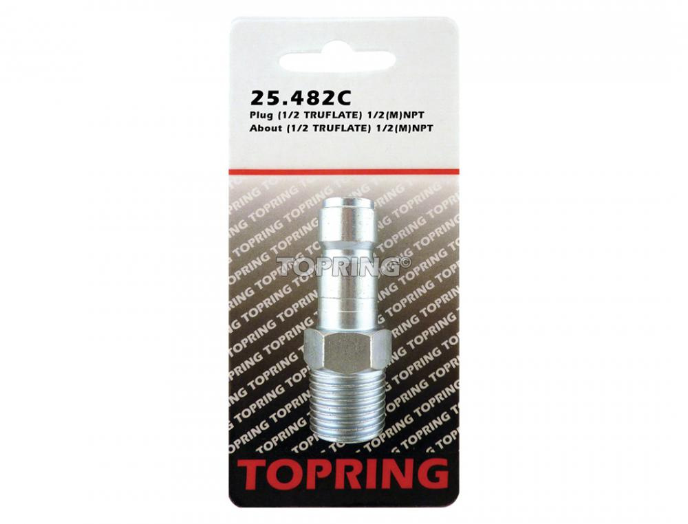 1/2 Truflate Steel Coupler Plug 1/2 (M) NPT<span class=' ItemWarning' style='display:block;'>Item is usually in stock, but we&#39;ll be in touch if there&#39;s a problem<br /></span>