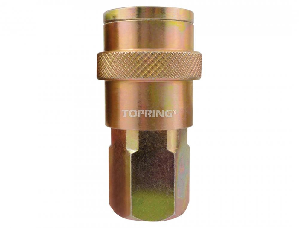 3/8 Truflate Steel Quick Coupler 1/4 (F) NPT<span class=' ItemWarning' style='display:block;'>Item is usually in stock, but we&#39;ll be in touch if there&#39;s a problem<br /></span>