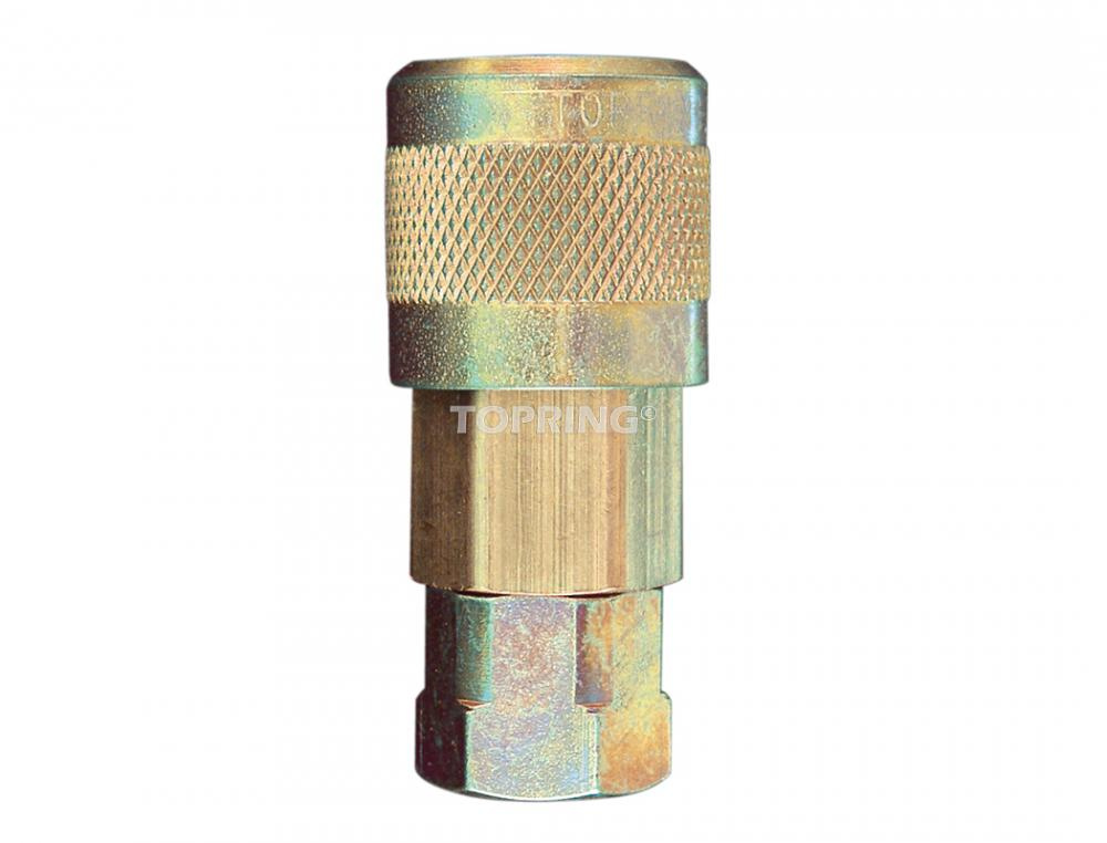 1/4 Lincoln Brass Quick Coupler 1/4 (F) NPT<span class=' ItemWarning' style='display:block;'>Item is usually in stock, but we&#39;ll be in touch if there&#39;s a problem<br /></span>
