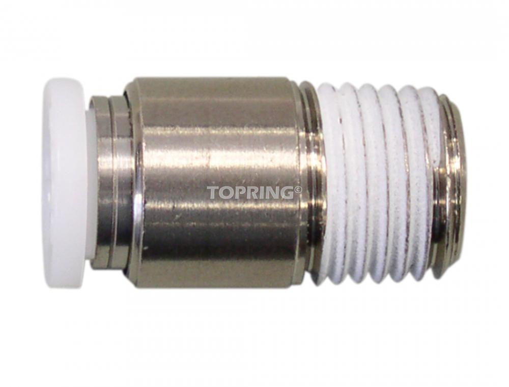 6 mm Push-to-Connect to 1/4 (M) NPT Hexagonal Adapter<span class=' ItemWarning' style='display:block;'>Item is usually in stock, but we&#39;ll be in touch if there&#39;s a problem<br /></span>