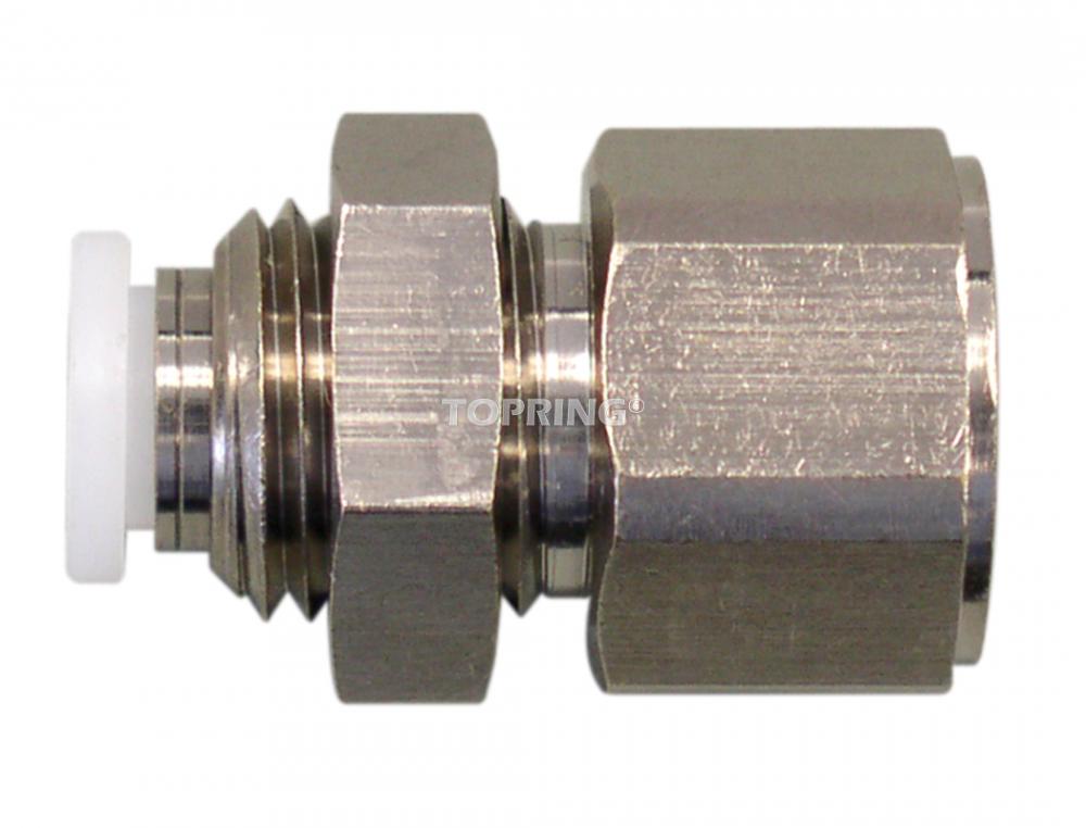 10 mm Push-to-Connect to 3/8 (F) NPT Bulkhead Adapter<span class=' ItemWarning' style='display:block;'>Item is usually in stock, but we&#39;ll be in touch if there&#39;s a problem<br /></span>