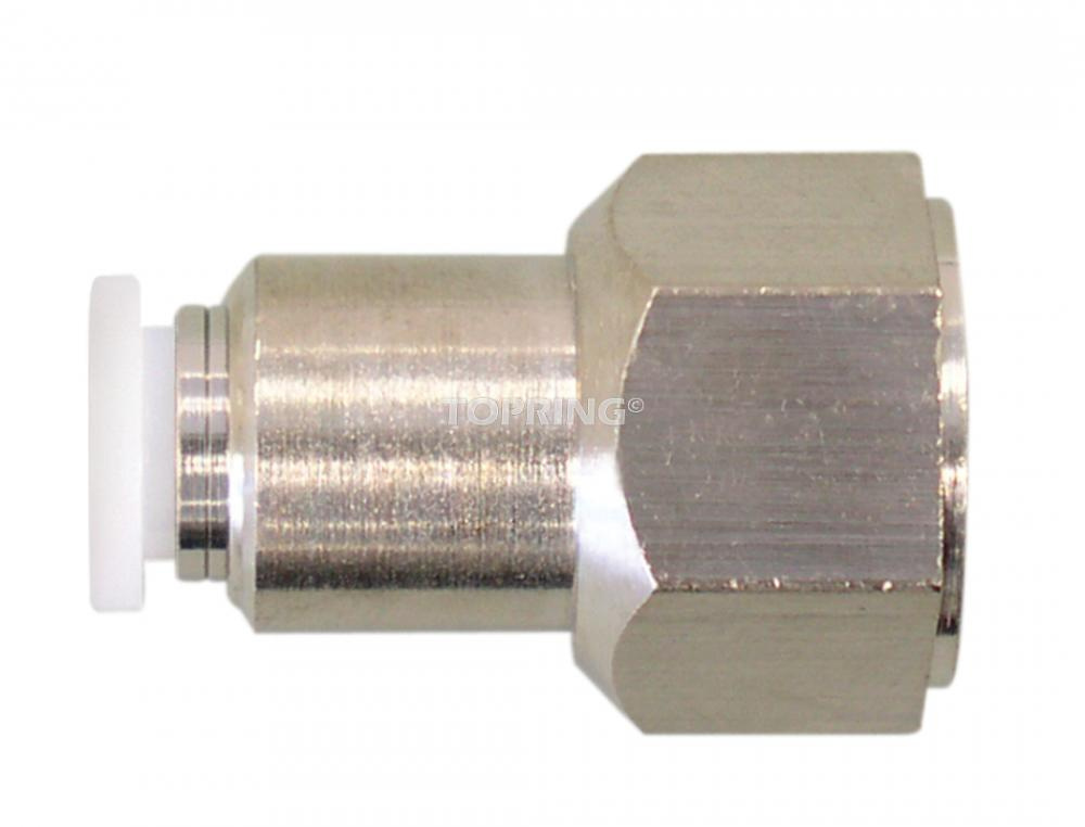 6 mm Push-to-Connect to 1/4 (F) NPT Adapter<span class=' ItemWarning' style='display:block;'>Item is usually in stock, but we&#39;ll be in touch if there&#39;s a problem<br /></span>