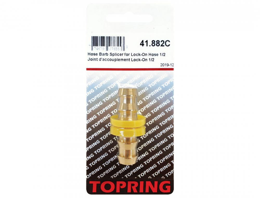 Brass Push-On Hose Barb Union 1/2<span class=' ItemWarning' style='display:block;'>Item is usually in stock, but we&#39;ll be in touch if there&#39;s a problem<br /></span>