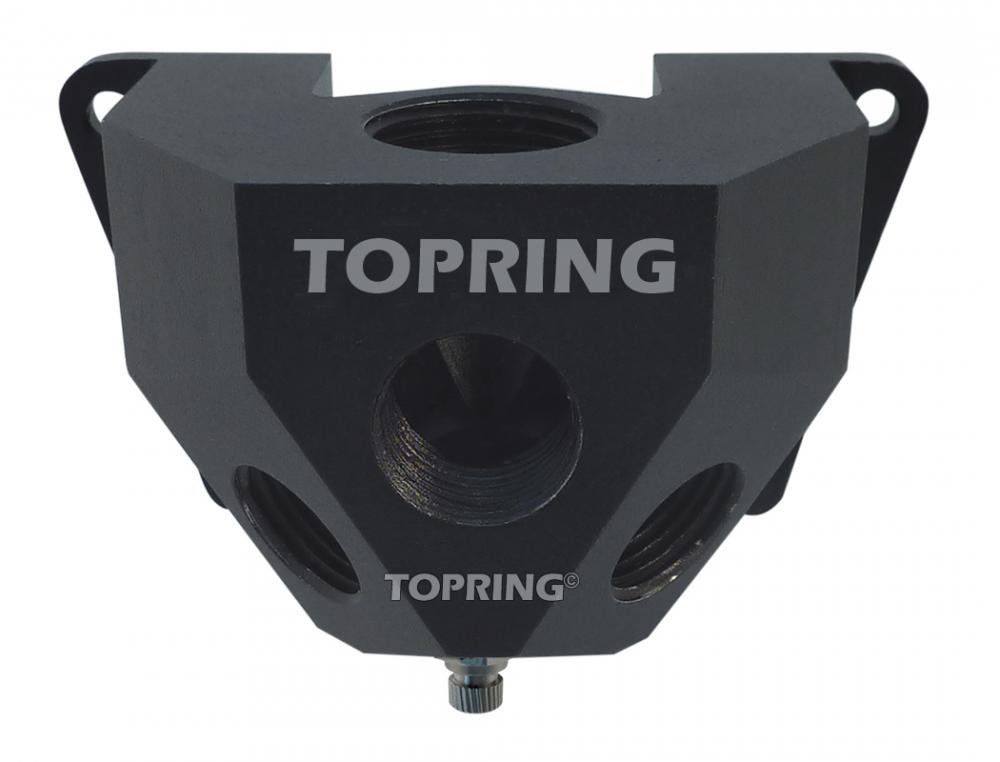 3 Port Aluminum Wall Manifold 1/2 (F) NPT With 1/2 (F) NPT Outlet<span class=' ItemWarning' style='display:block;'>Item is usually in stock, but we&#39;ll be in touch if there&#39;s a problem<br /></span>