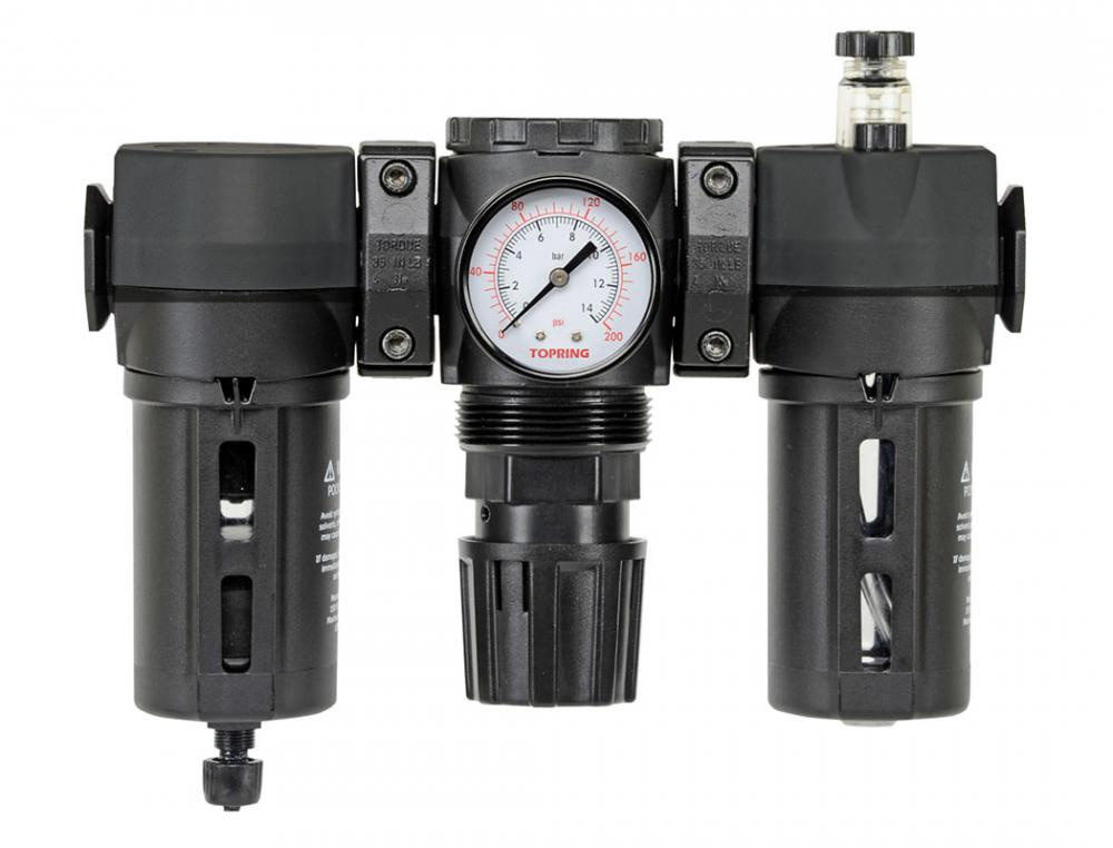 5 Micron FRL Unit 0 to 125 PSI 3/8 (F) NPT S50<span class=' ItemWarning' style='display:block;'>Item is usually in stock, but we&#39;ll be in touch if there&#39;s a problem<br /></span>