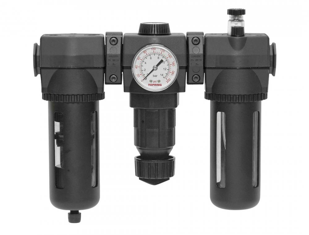 5 Micron FRL Unit 30 to 125 PSI 1/2 (F) NPT S50<span class=' ItemWarning' style='display:block;'>Item is usually in stock, but we&#39;ll be in touch if there&#39;s a problem<br /></span>